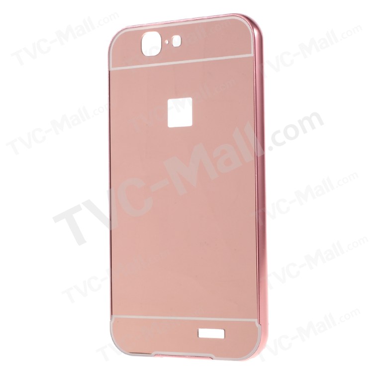 Case Huawei G7 / Pre-order * เคส 2 in1โลหะกรอบเหมือนกระจก *