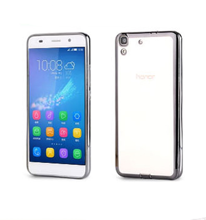Case Huawei Y6 / Pre-order * เคสหรูหราเทคนิคการชุบทอง TPU ซิลิโคนอ่อนนุ่ม *