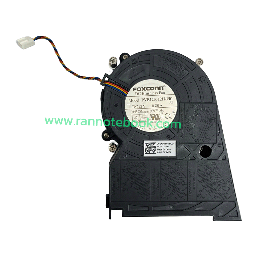KGWT4 พัดลม CPU Heatsink Dell Optiplex 3050 3060 5060 7050 7060 แท้ศูนย์ Dell Thailand