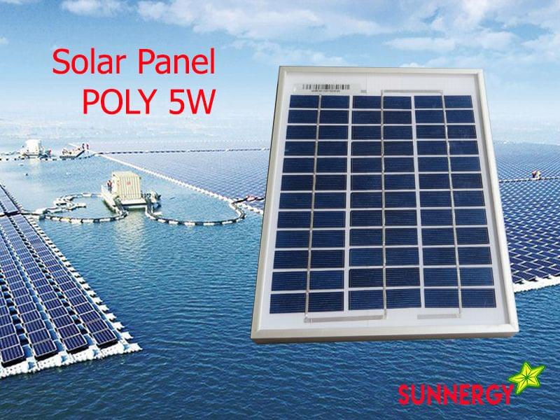 แผงโซล่าเซลล์โพลี 5W