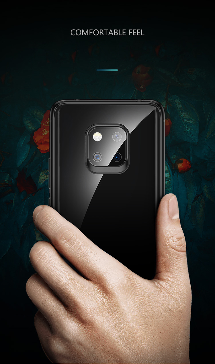 Case Huawei Mate 20 Pro / Pre-order * ROCK บางเฉียบ TPU PC Crystal Clear (รองรับการชาร์จแบบไร้สาย) *