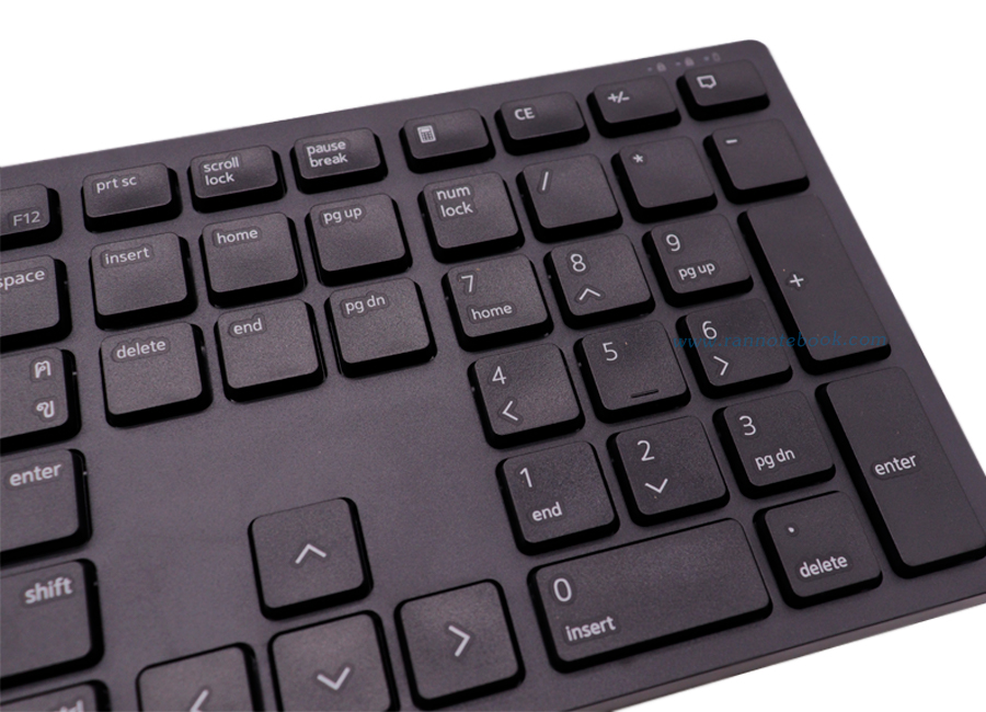 Dell Pro Wireless Keyboard and Mouse - KM5221W แท้ ราคาพิเศษ แป้นพิมพ์ ไทย อังกฤษ คีย์บอร์ด และเม้าส์ ไร้สาย