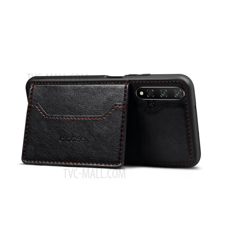 Case Huawei Nova 5T / Pre-order * หนังม้าเนื้อหนัง PU ที่ละเอียดอ่อนและความรู้สึกสบายมือ *