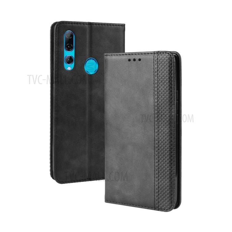 Case Huawei Y9 Prime 2019 / Pre-Order * Auto-ดูดซึมสไตล์วินเทจซองหนัง PU กระเป๋าสตางค์ *