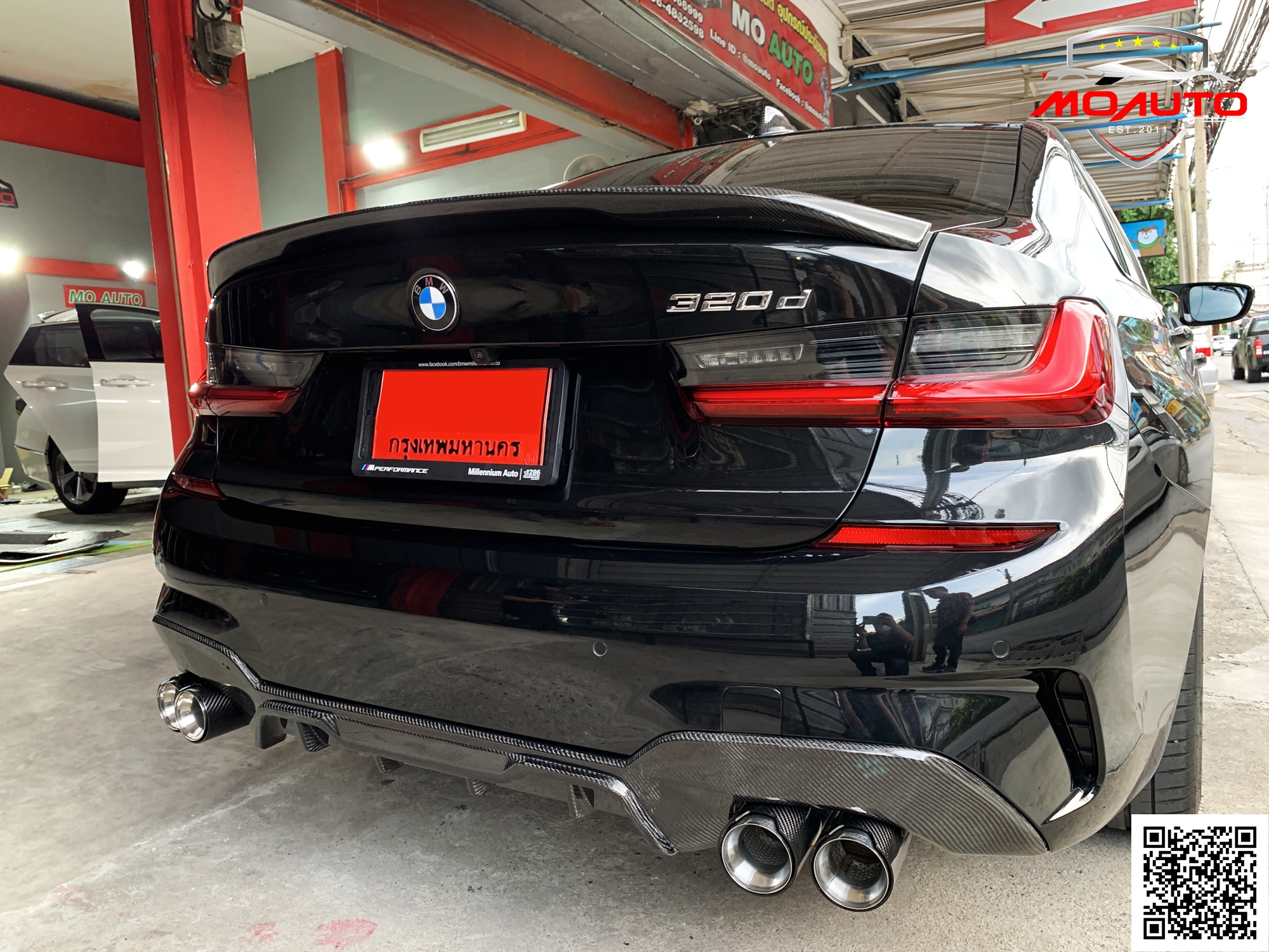 สปอยเลอร์ฝากระโปรงท้าย BMW G20 ทรง MP