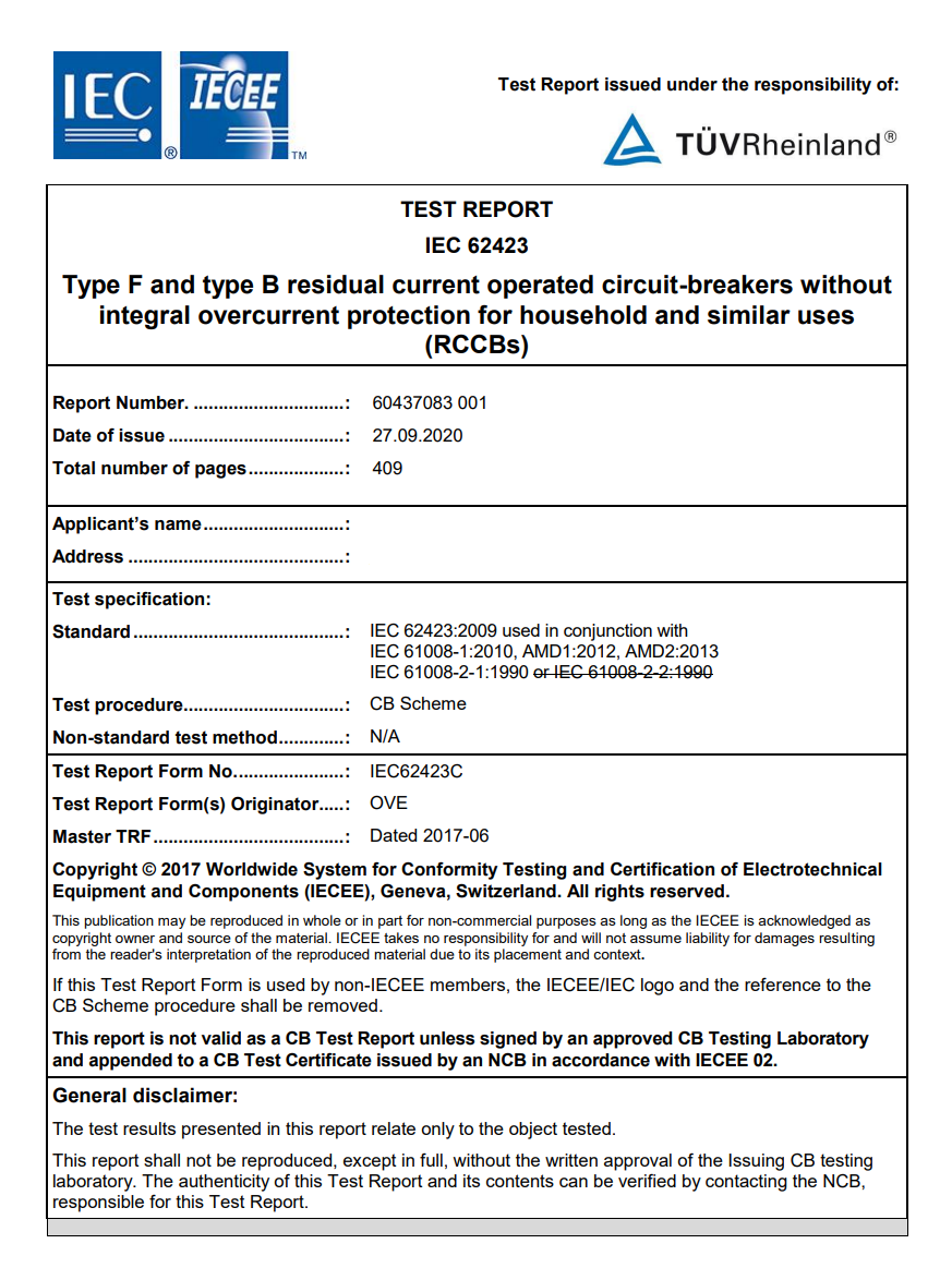 อุปกรณ์ป้องกันไฟดูด ไฟรั่ว RCCB Type B 30mA ยี่ห้อ ETEK รุ่น 2P 40A สำหรับเครื่องชาร์จ EV และระบบโซล่าเซลล์