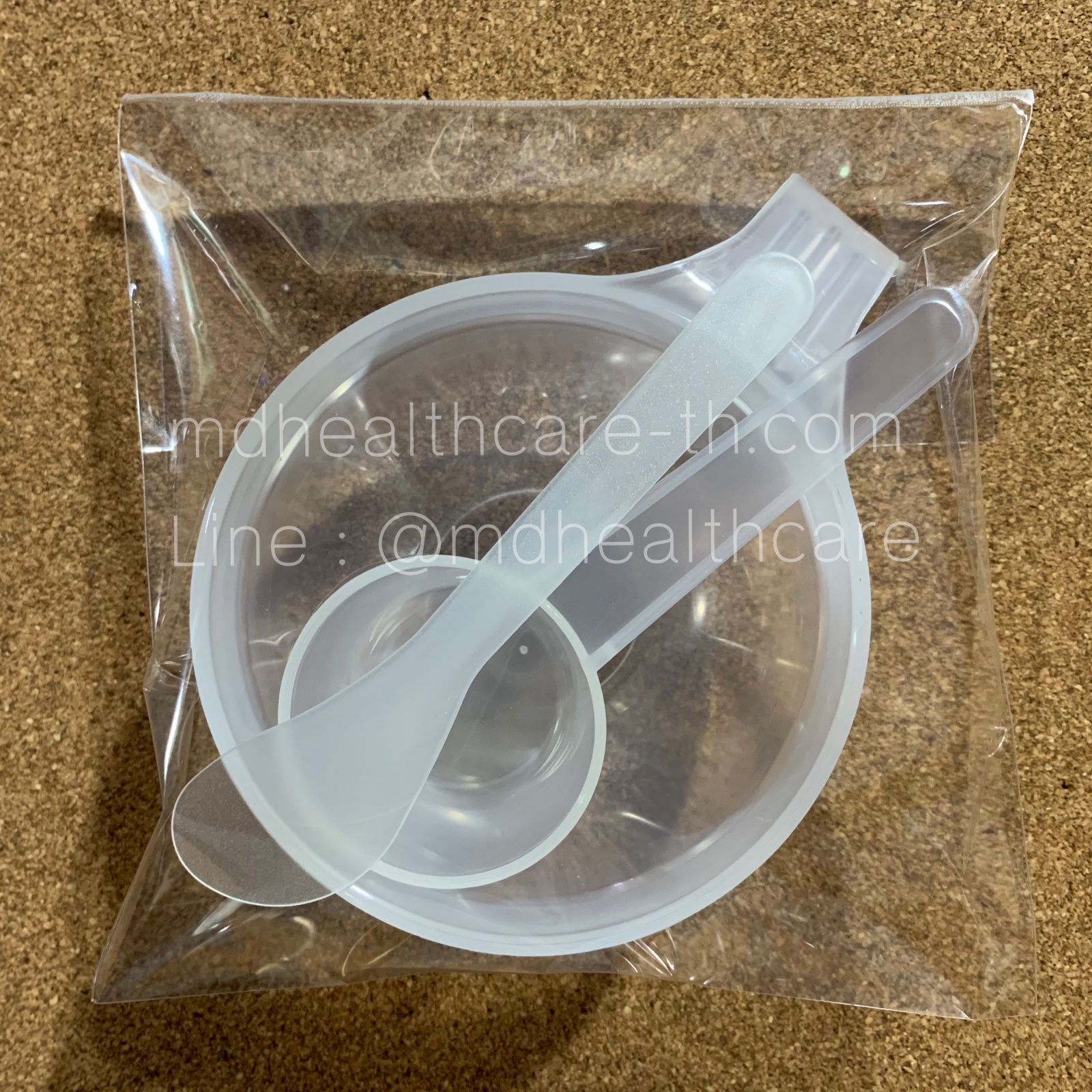 1ชุด ถ้วยผสมมาร์PP ขนาดกลาง 10*4.5cm. ขนาดM(230ml.)