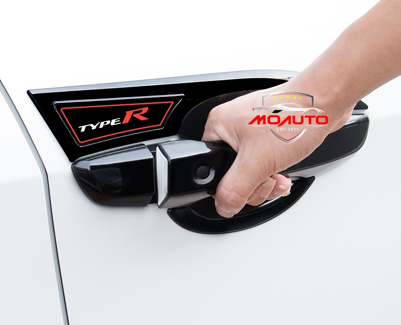 ครอบมือจับประตู 8 ชิ้น ดำเงา CIVIC FC / FK