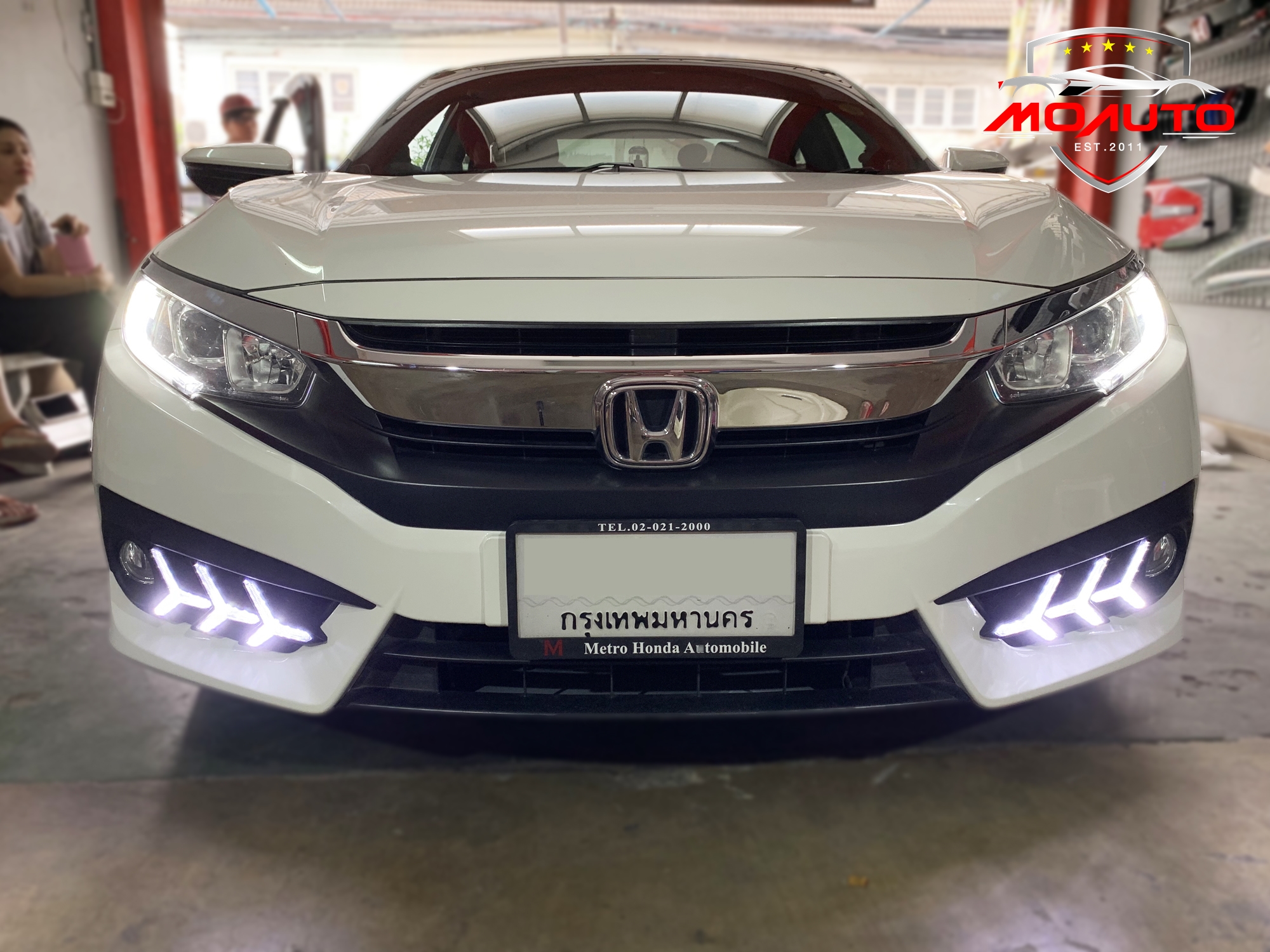 ไฟ Daylight CIVIC FC ทรง Lambo Style