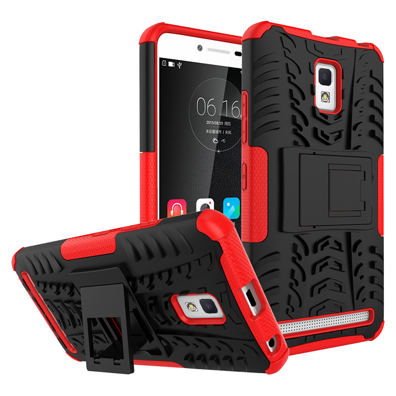 Case Lenovo A6600 / Pre-order * พีซีภายนอก + ด้านใน TPU = การป้องกันชั้นสองชั้น พร้อมขาตั้ง *