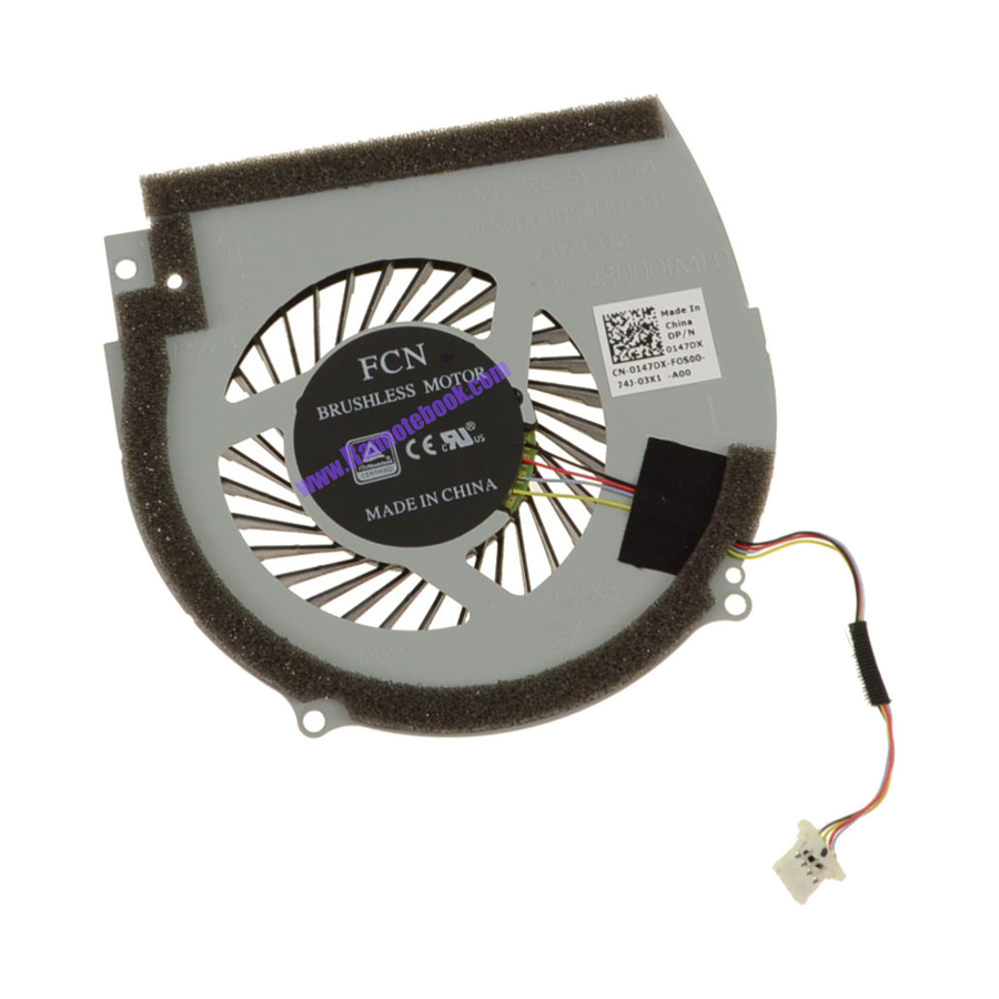 พัดลม CPU Dell Inspiron 7567 (ซ้าย-ขวา) แท้ ประกันศูนย์ Dell ราคา พิเศษ Cooling Fan CPU Dell 7567 ตรงรุ่น ตรงสเปค