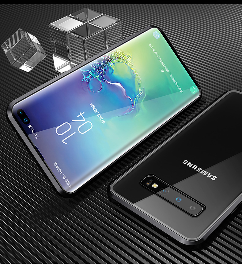 Case Samsung Galaxy S10 / Pre-Order * เคสกระจกด้านหน้า + หลังและกรอบโลหะเคสนี้ให้การปกป้องที่ครอบคลุม 360 องศา *