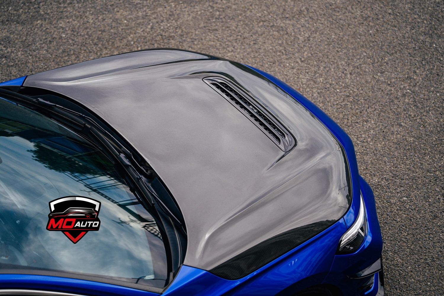 ฝากระโปรงหน้า PURE CARBON TYPE-R FL5 สำหรับ CIVIC FE