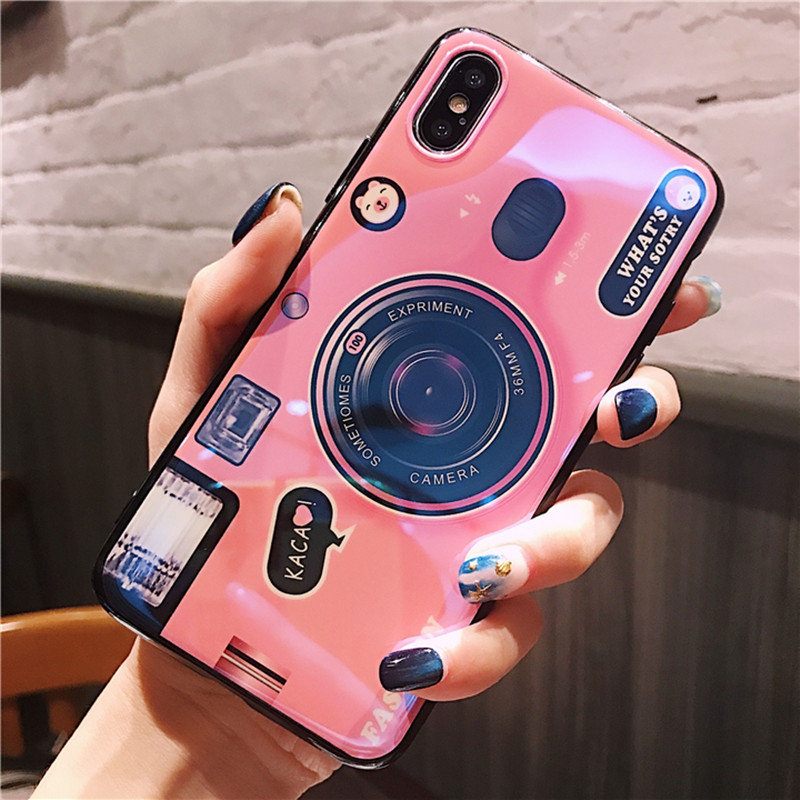 Case Huawei Y9 2018 / Pre-order * เคส blueray กล้องโทรศัพท์ + ขาตั้ง *
