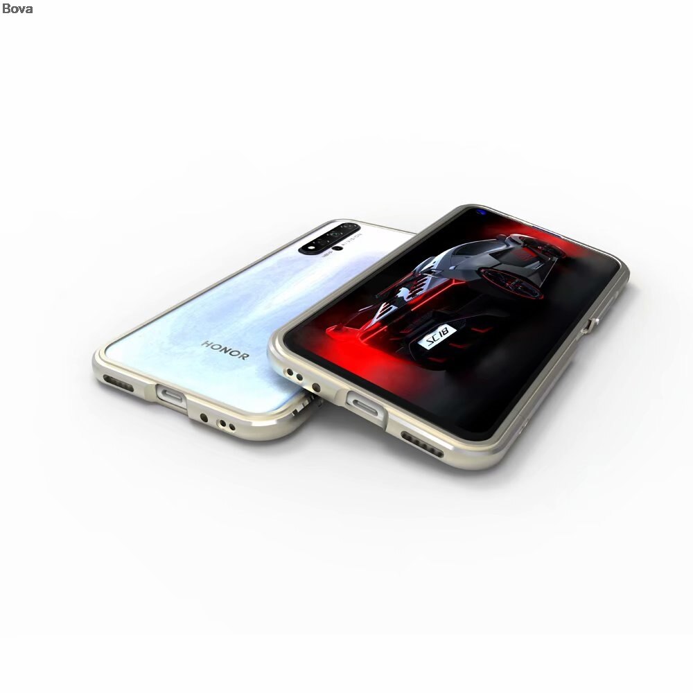 Case Huawei Nova 5T / Pre-order * เคสโลหะคุณภาพสูงกรอบกันชนวัสดุโลหะคุณภาพกับขอบชุบ กรอบกันชนสำหรับป้องกันทุกมุม *