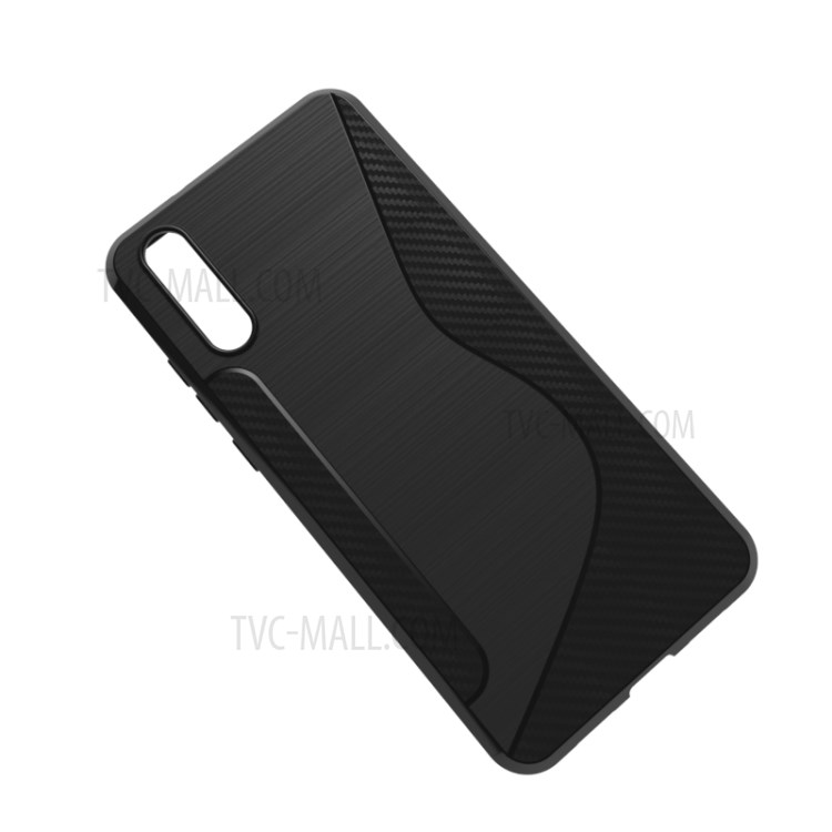 Case Huawei P20 / Pre-order * คาร์บอนไฟเบอร์ Brushed S รวมพื้นผิวแปรงและคาร์บอนไฟเบอร์ 2 ชนิด *