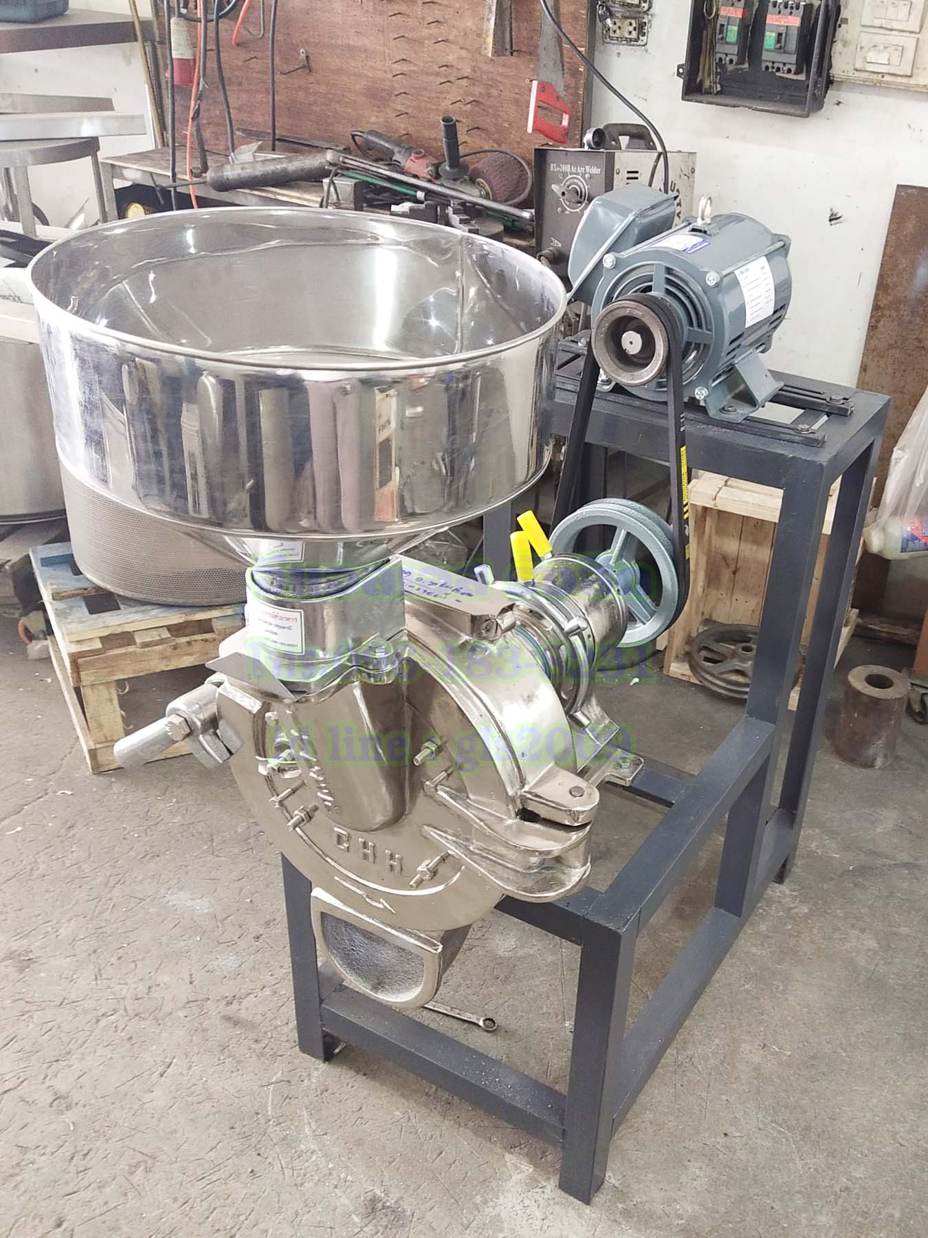 เครื่องโม่ถั่ว12นิ้วมอเตอร์3แรง