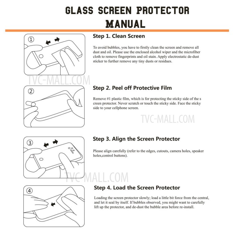 กระจกนิรภัย Xiaomi Mi A2 Lite / Pre-Order * ENKAY ความบางเพียง 0.26mm ความแข็ง 9H, ป้องกันรอยขีดข่วน *