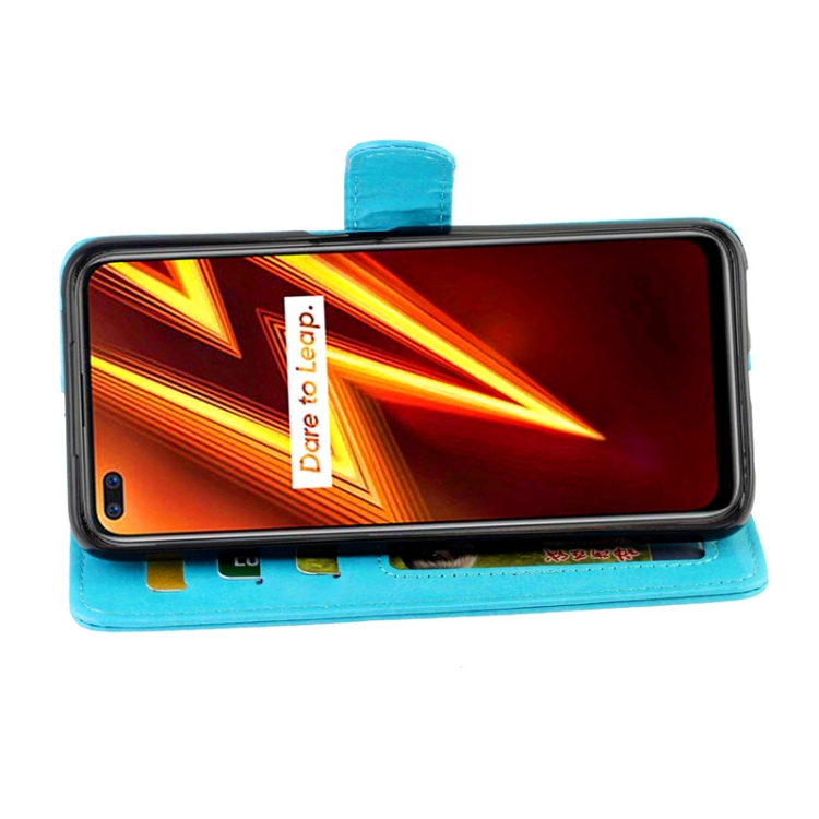 Case Realme 6 Pro / Pre-Order * เคสลายวาดสีพร้อมตัวยึดและช่องเสียบการ์ด & กระเป๋าสตางค์ *