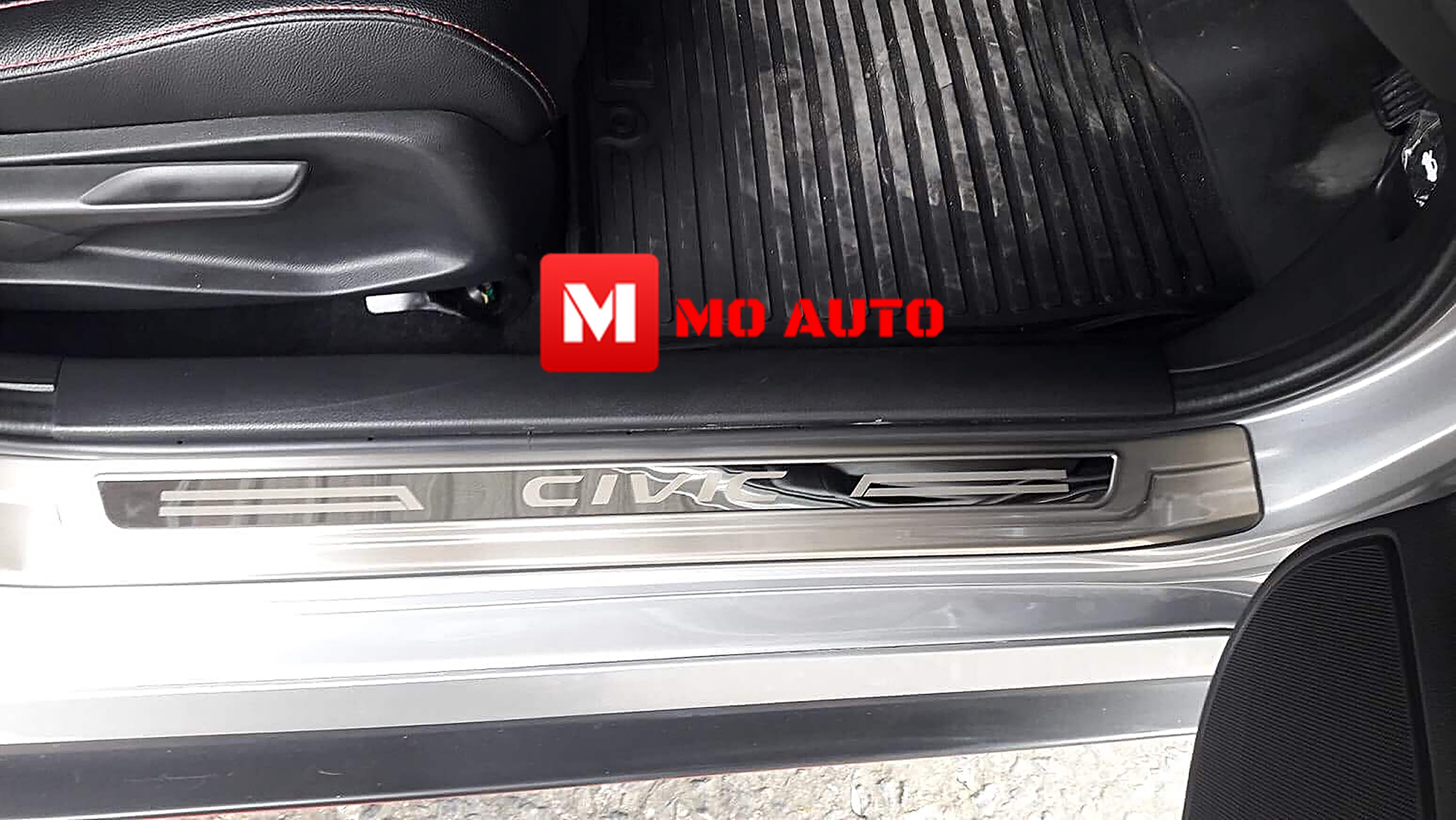 สคับเพลทกันรอยสแตนเลทภายนอก แบบเต็ม CIVIC FC/FK