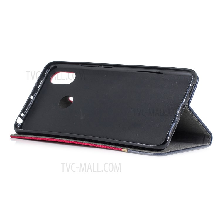 Case Xiaomi Mi Max 3 / Pre-Order * ผ้าเนื้อประกบหนัง PU ปกโทรศัพท์กับผู้ถือบัตร *