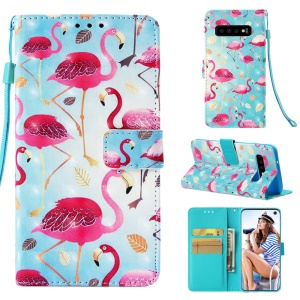 Case Samsung Galaxy S10 / Pre-Order * เคสลายพิมพ์ [Light Spot Decor] ซองใส่กระเป๋าสตางค์ *