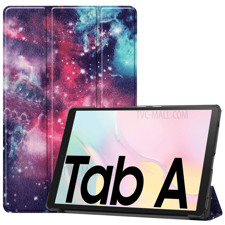 Case Samsung Galaxy Tab A7 (2020)/ Pre-Order * เคสรูปแบบการพิมพ์หนัง PU เคสแท็บเล็ตขาตั้ง 3 - พับ *