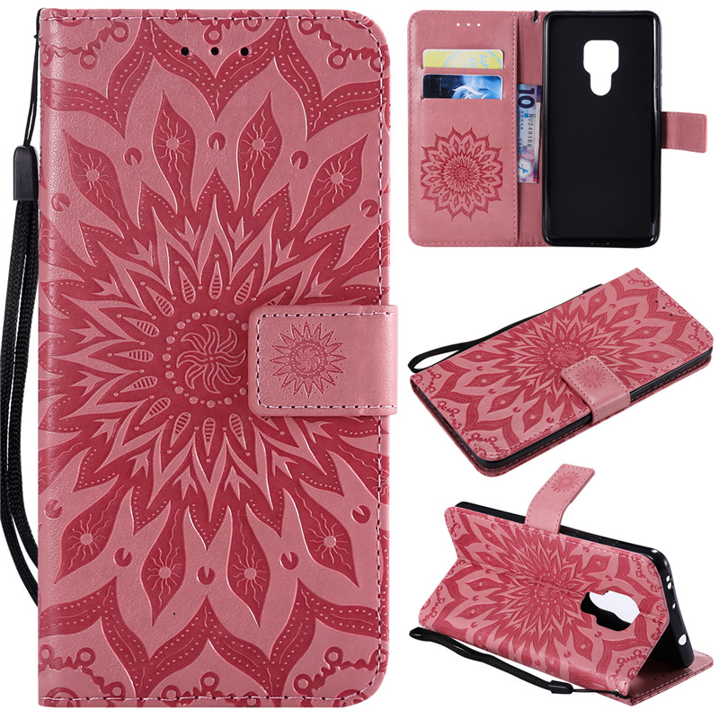 Case Huawei Mate 20 X / Pre-order * * เคสกระเป๋าสตางค์ พิมพ์ลายดอกไม้ 3 D *