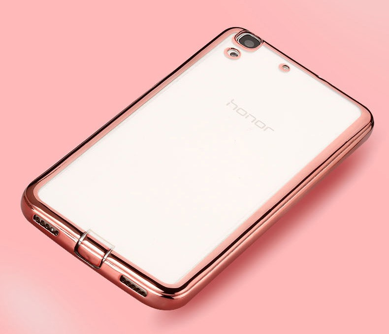 Case Huawei Y6 / Pre-order * เคสหรูหราเทคนิคการชุบทอง TPU ซิลิโคนอ่อนนุ่ม *