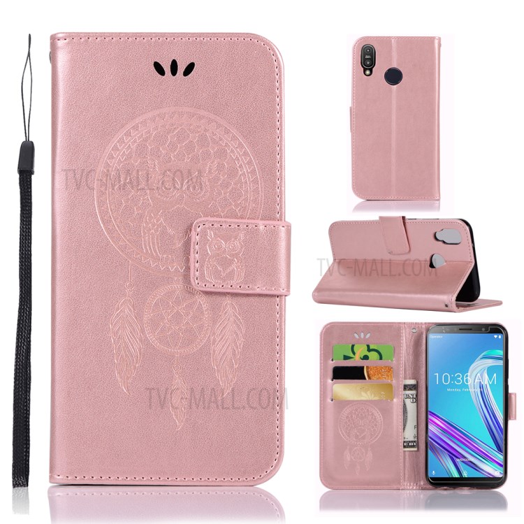Case Asus Zenfone Max Pro (M1) / Pre-Order * เคสกระเป๋าสตางค์ พิมพ์ด้วยการออกแบบนกฮูกที่จับความฝัน *
