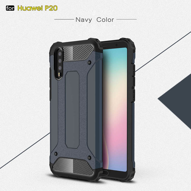 Case Huawei P20 / Pre-order * เคส TPU Combo ไฮบริด TPU และวัสดุพลาสติก *