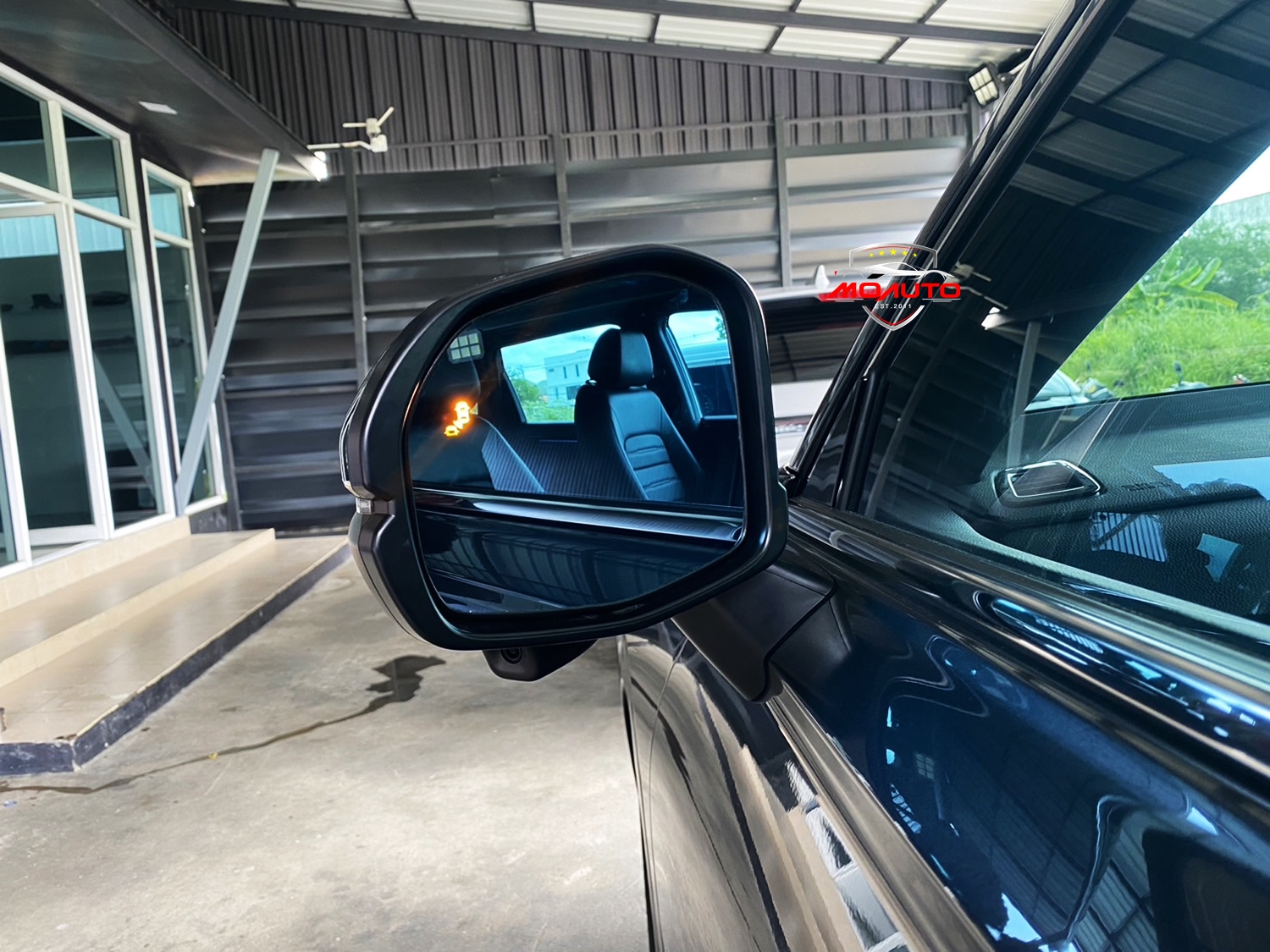 ชุดกระจกช่วยเตือนมุมอับสายตา V1 ( BSM ) CR-V G6