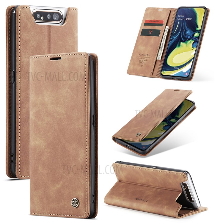 Case Samsung Galaxy A80, A90 / Pre-Order * CASEME เคสกระเป๋าสตางค์หนังสำหรับธุรกิจแบบดูดซับอัตโนมัติ *