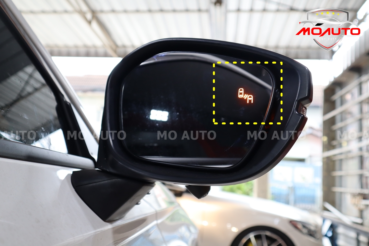 ชุดกระจกช่วยเตือนมุมอับสายตา V1 ( BSD ) CIVIC FE / FE e:HEV