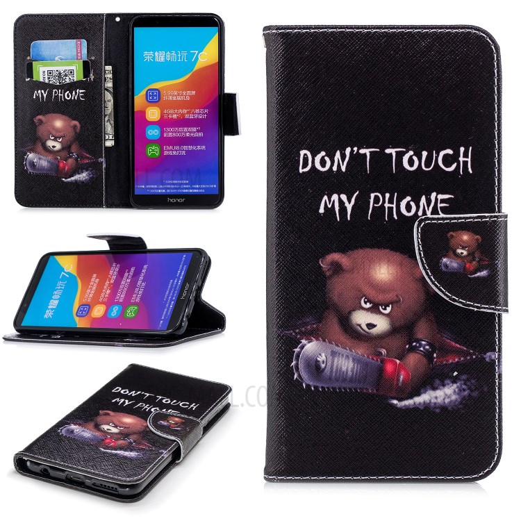 Case Huawei Y7 Pro 2018 / Pre-order * เคสกระเป๋าสตางค์พิมพ์ลาย *