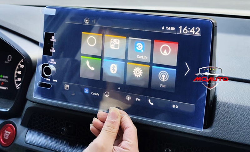 ฟิล์มกระจกในกันรอยหน้าจอกลาง 9H CR-V G6