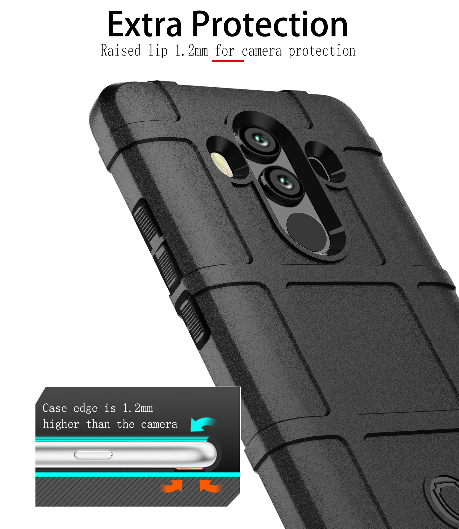 Case Huawei Mate 10 Pro / Pre-order * เคส TPU ทนทานตารางสี่เหลี่ยมเนื้อนุ่ม *