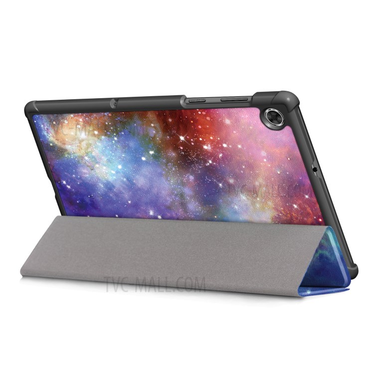 Case Lenovo Tab M10 FHD Plus # Pre-Order * เคสหนัง 3 - พับ เนื้อลิ้นจี่ ฟังก์ชั่นปลุก / หลับอัตโนมัติประหยัดพลังงาน *