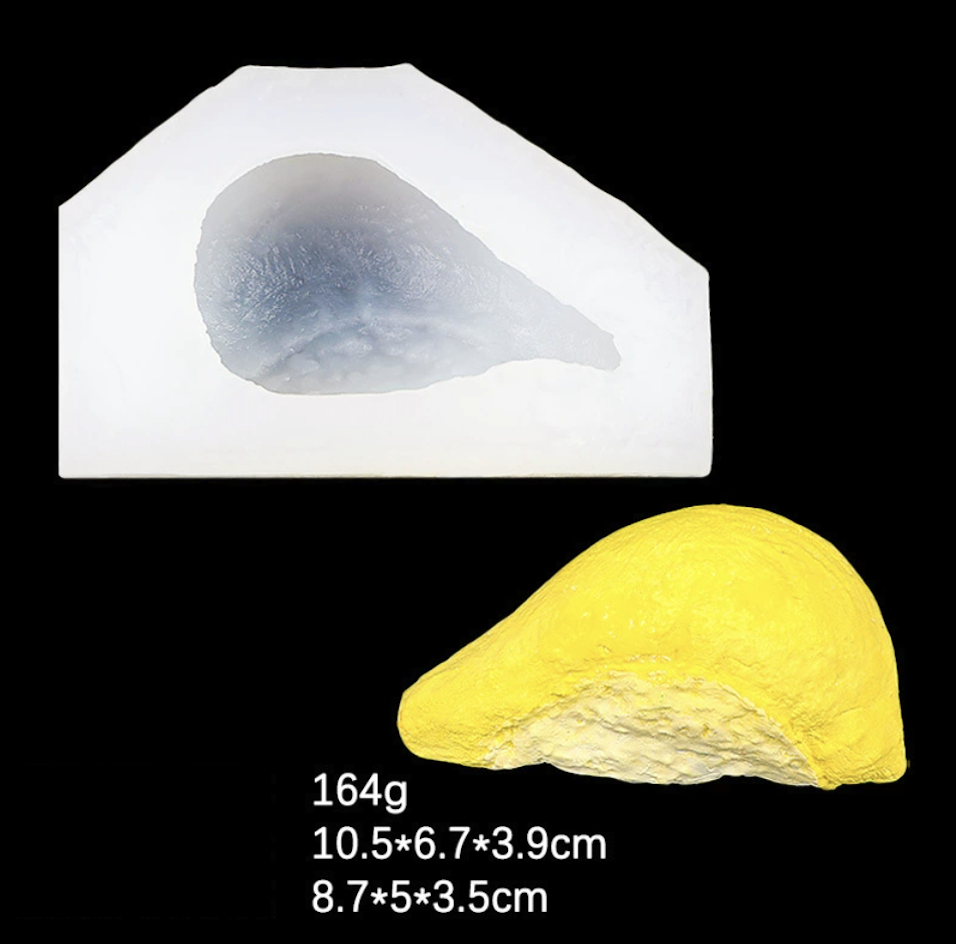 แม่พิมพ์ซิลิโคนยางฟู้ดเกรดหนาไอติมทุเรียน 80g 003446