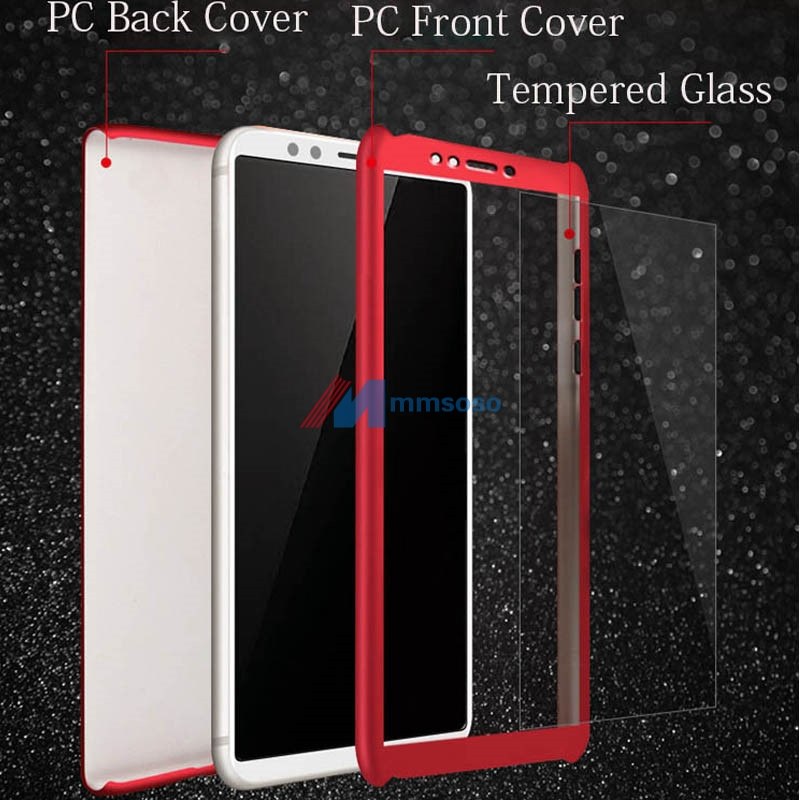 Case Huawei Y9 2019 / Pre-orde * เคสป้องกันมีฝาครอบเต็ม 360 องศา + กระจกนิรภัย *