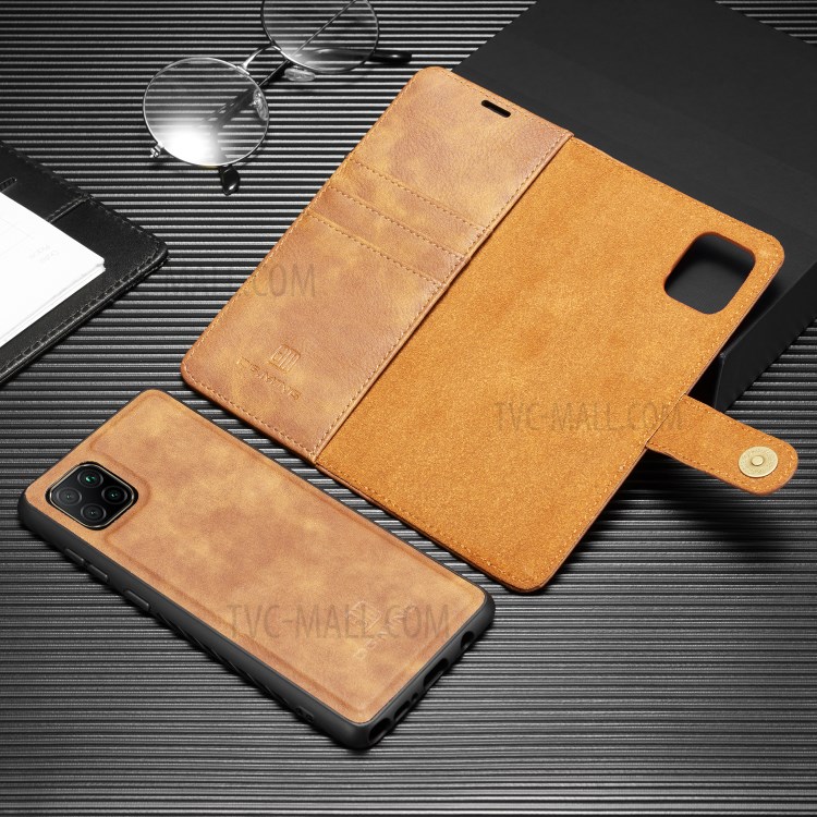 Case Samsung Galaxy Note 10 Lite / Pre-Order * DG.MING แบบถอดออกได้ 2-in-1 Split Leather Wallet Shell + PC Back Case *