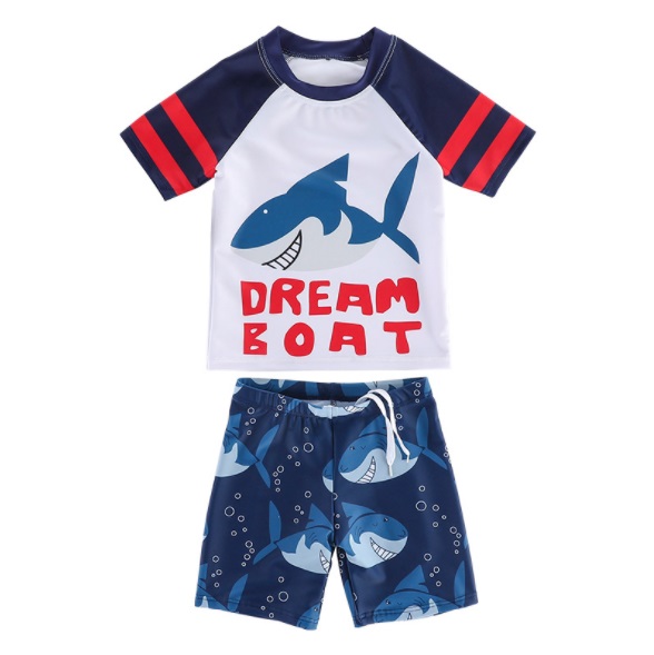 ชุดว่ายน้ำ ลายฉลาม ไซส์ 3XL