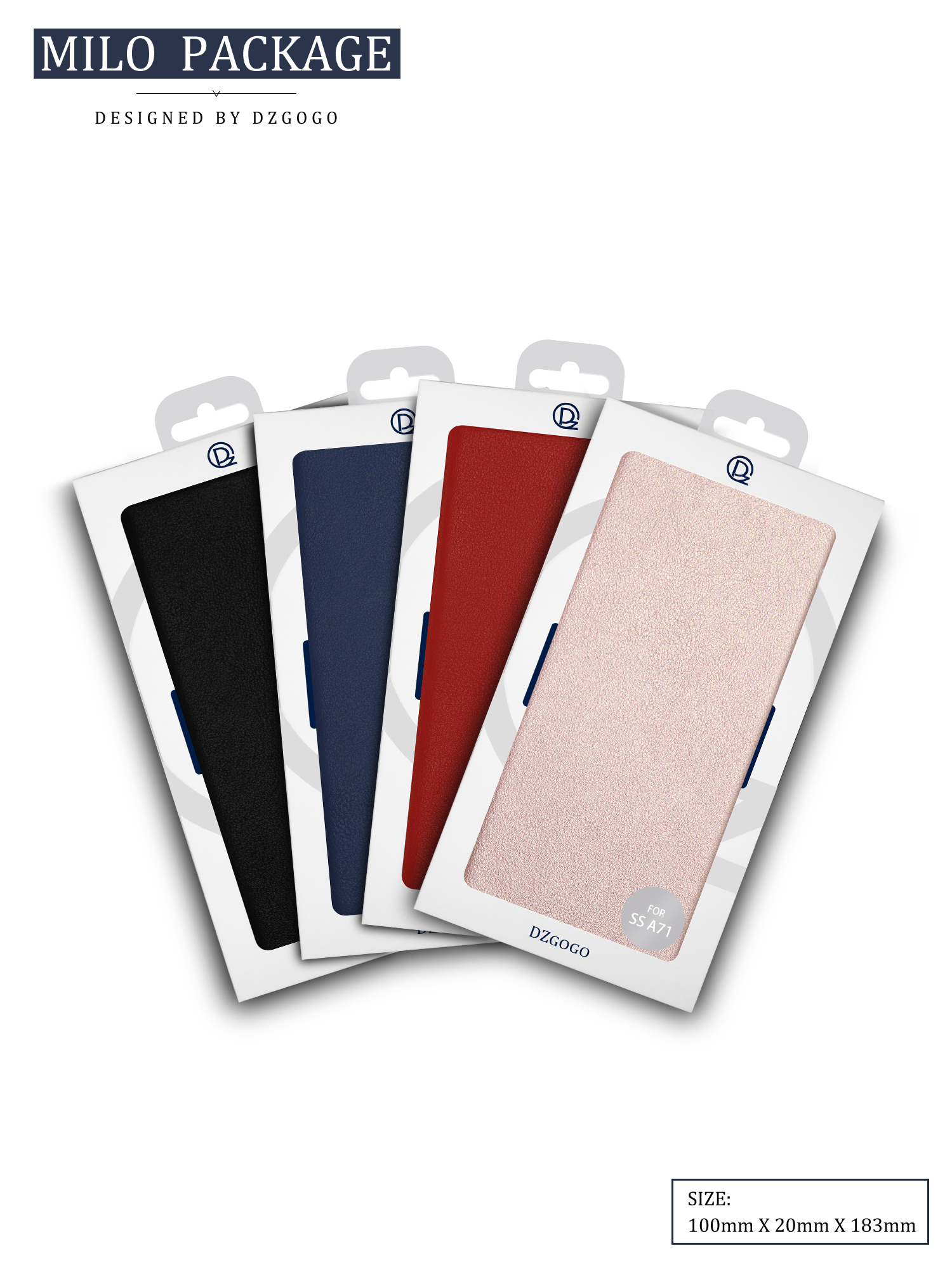 Case Samsung Galaxy A71 / Pre-order * DZGOGO Milo Series ทำจากหนัง PU + TPU เคสปกหนังกระเป๋าสตางค์ *