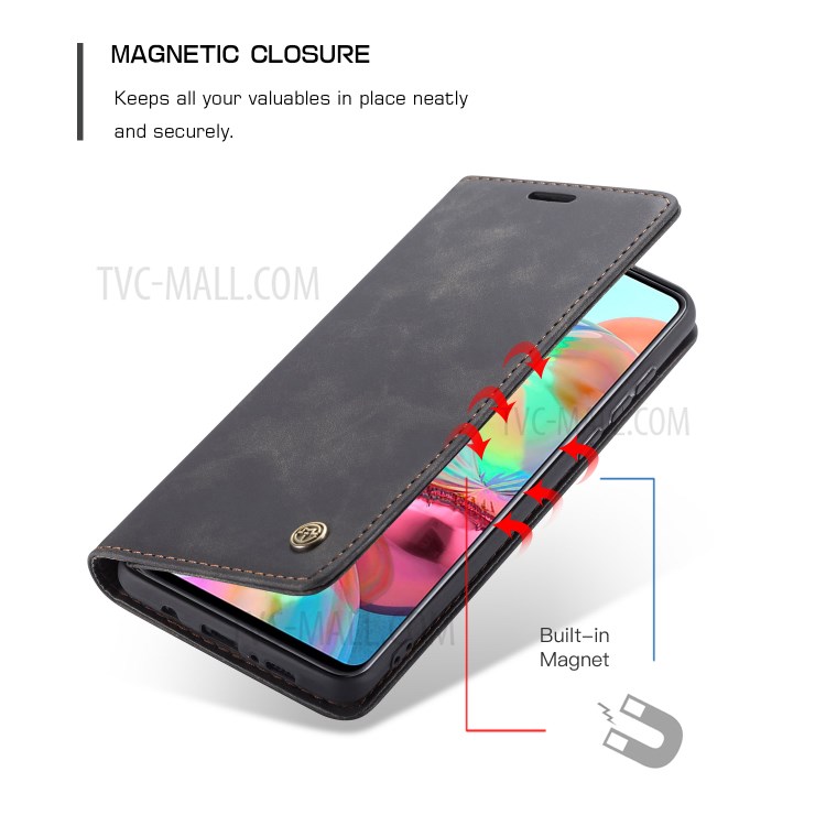 Case Samsung Galaxy A71 / Pre-order * CASEME 013 Series ปกหนังโทรศัพท์พลิกกระเป๋าสตางค์สไตล์กระเป๋า: 2 ช่องเสียบการ์ด + กระเป๋าเงินสด 1 *