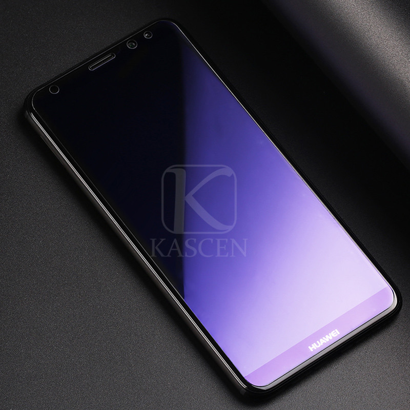 กระจกนิรภัย Huawei Y9 2019 / Pre-orde * DCR กระจกนิรภัยสีม่วง Anti-blue Light Tempered Glass *