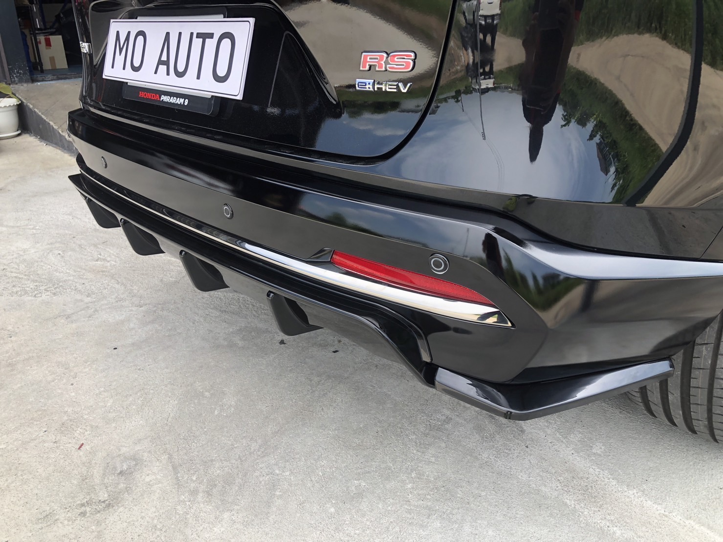 ลิ้นสเกิร์ต หน้า-หลัง ดำเงา HR-V 2022-2025