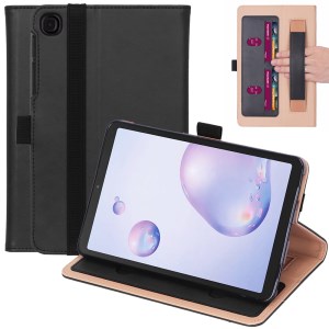 Case Samsung Galaxy Tab A7 (2020)/ Pre-Order * เคสแท็บเล็ตขาตั้งหนังพลิกสไตล์ธุรกิจพร้อมช่องเสียบการ์ด *