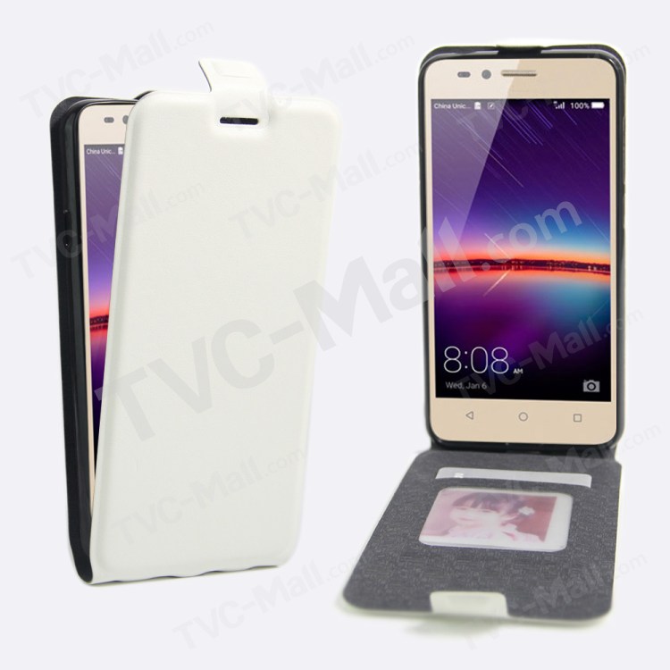 Case Huawei Y3ii / Pre-order * เคสแนวตั้งซองหนังม้า *