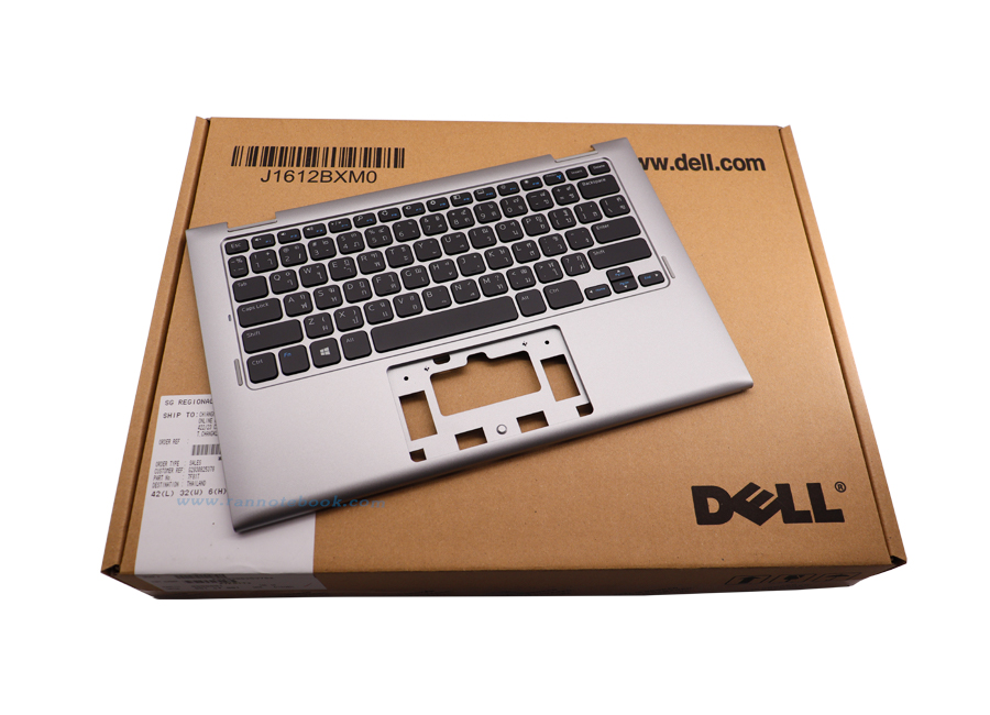 ชุด บอดี้ คีย์บอร์ด Dell Inspiron 3158 3157 ไทย-อังกฤษ มีไฟ บอดี้ Dell 3158 3157 Keyboard Dell 3158 Palmrest Dell 3158 แป้นพิมพ์ Dell 3158 บอดี้บน Dell 3157 3158 แท้ ประกันศูนย์ Dell Thailand ราคา พิเศษ