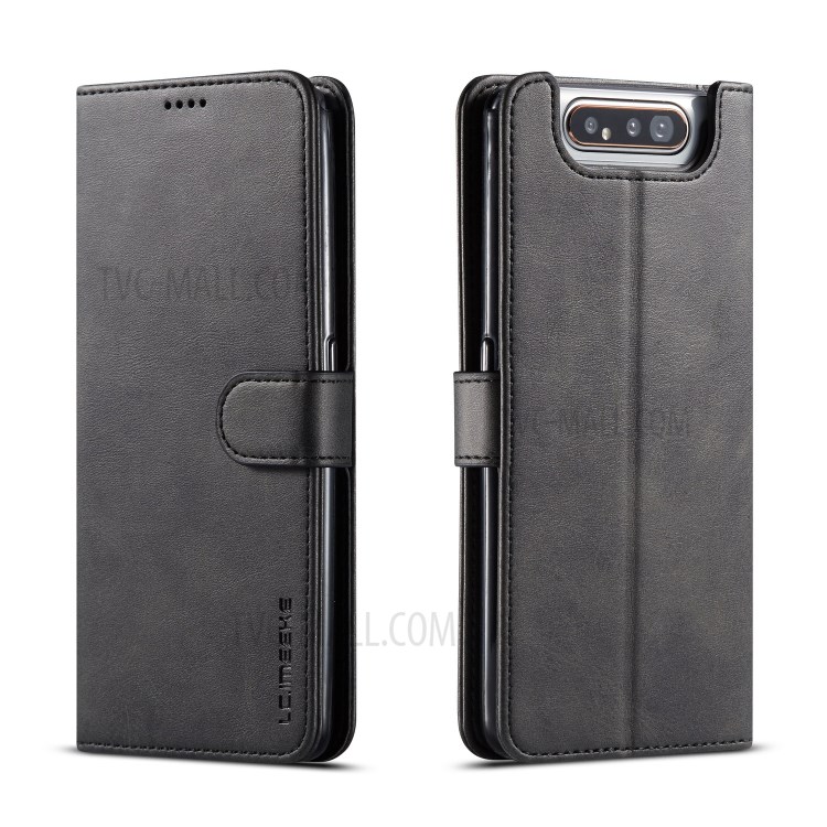 Case Samsung Galaxy A80, A90 / Pre-Order * LC.IMEEKE กระเป๋าสตางค์ หนัง PU สไตล์เรโทร, ลุคระดับไฮเอนด์ *